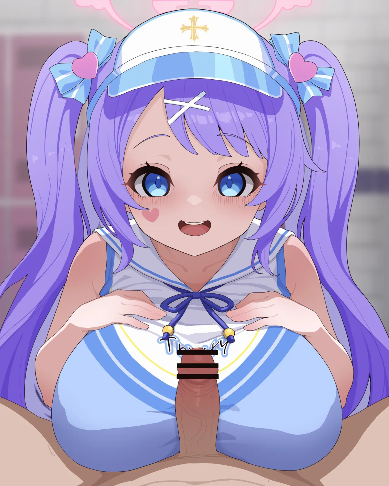 ハナエ（応援団）の着衣パイズリ 全14枚 page 9 full