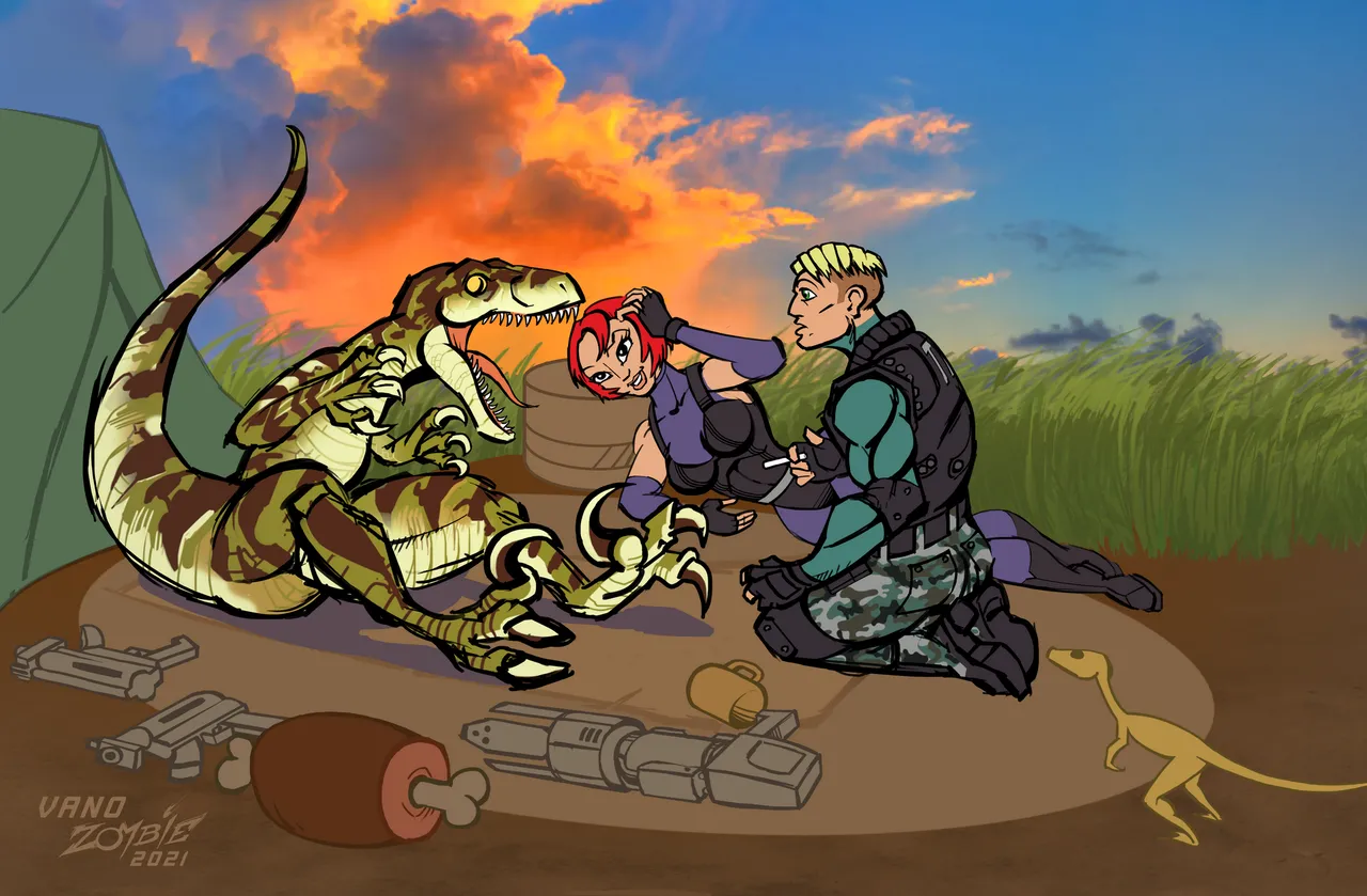 Dino Crisis - Porno Parody page 4 full