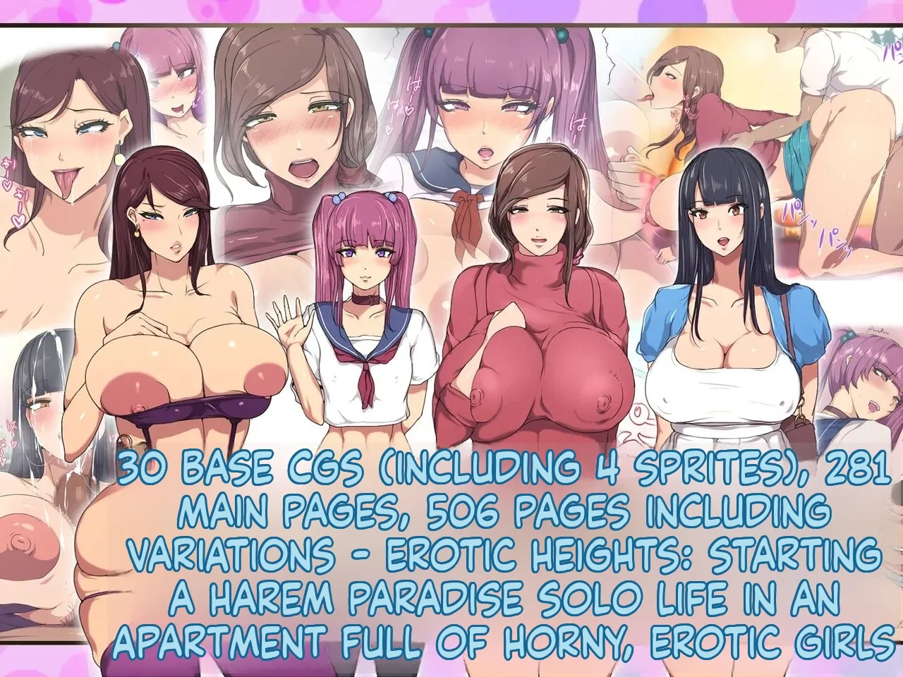 -Ero Ero Heights- A Harem Paradise for the Single Guy: Start Living in an Apartment Full of Horny Girls page 1 full