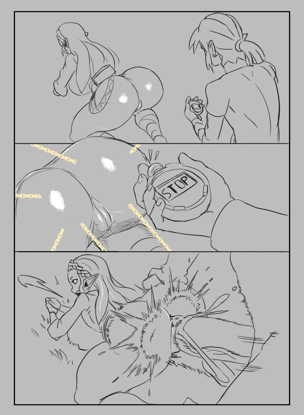 Time Stop Comic page 1 full