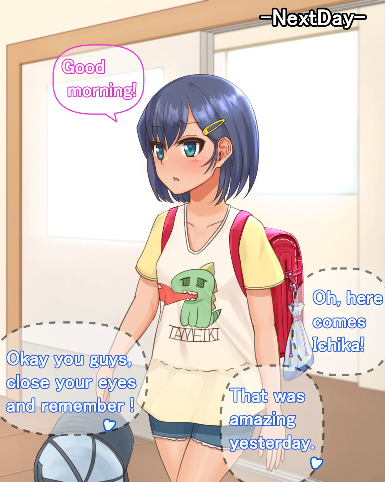 Mizugi o Wasureta Bachi de Zenra de Pool no Jugyou o Ukeru JS page 9 full