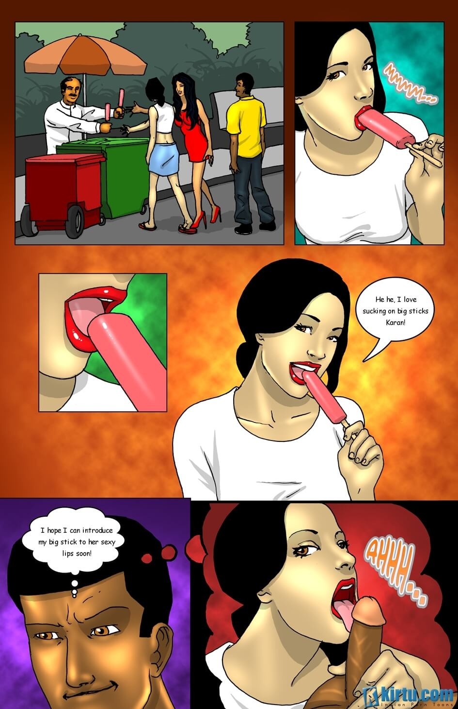 Savita Bhabhi In Goa Episode-3 2 Hot Girls fight for 1 Lucky Guy page 8 full
