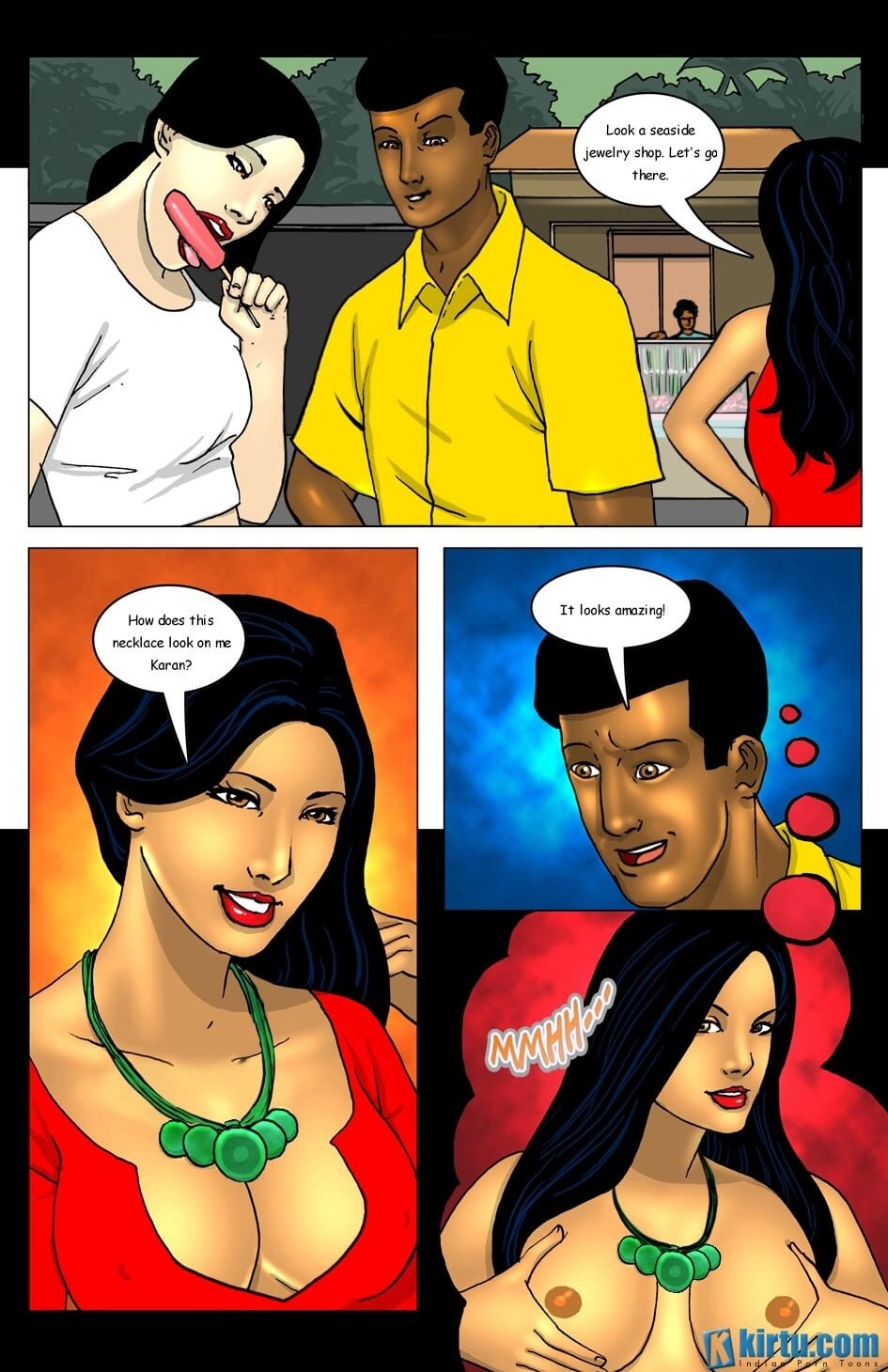 Savita Bhabhi In Goa Episode-3 2 Hot Girls fight for 1 Lucky Guy page 9 full