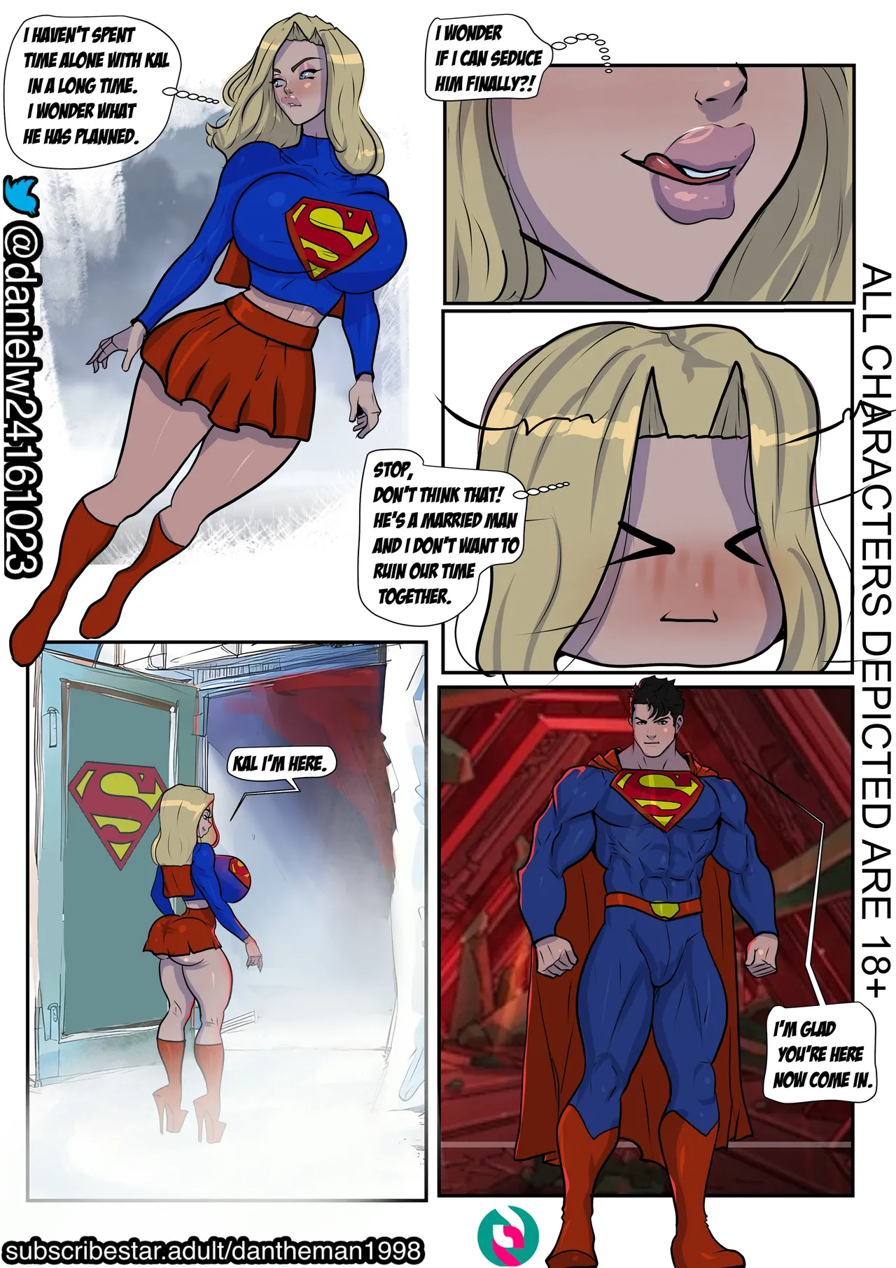 Superman's Super Sluts Ch. 2 page 8 full