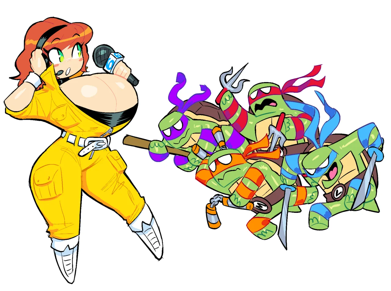 April O'Neil Cryptid Hunter page 1 full