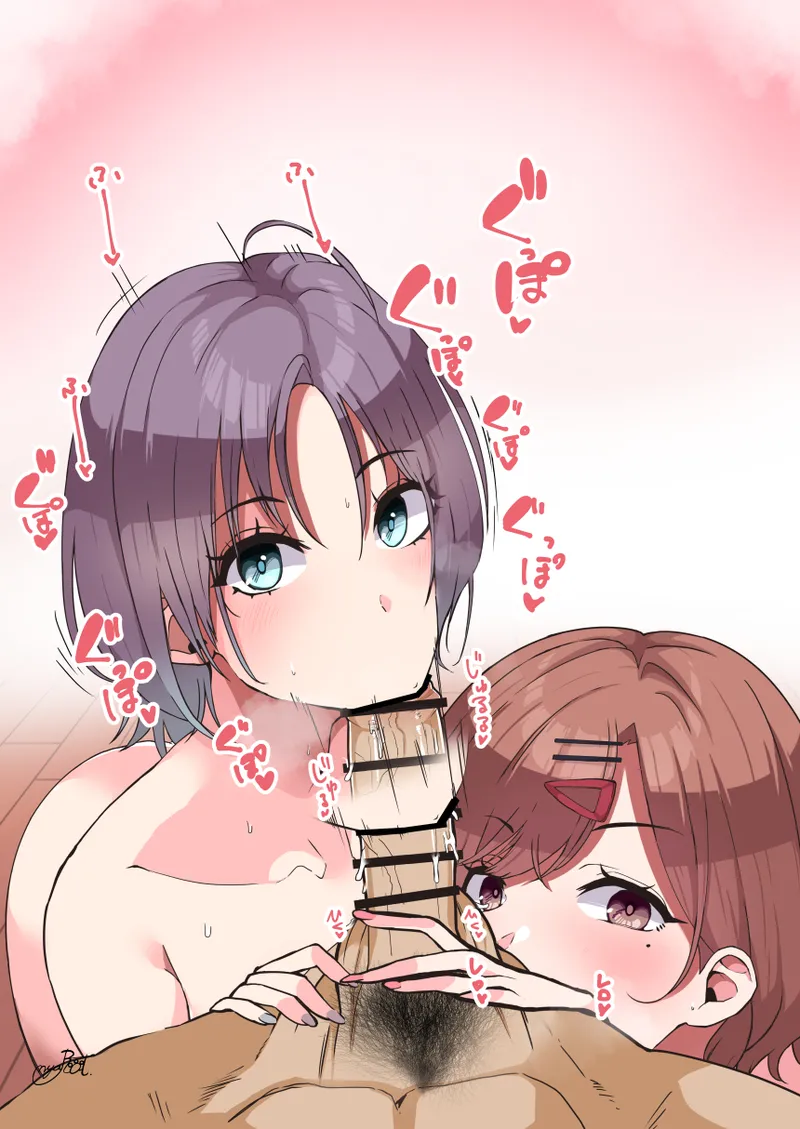 透と円香のWフェラ♥ page 4 full