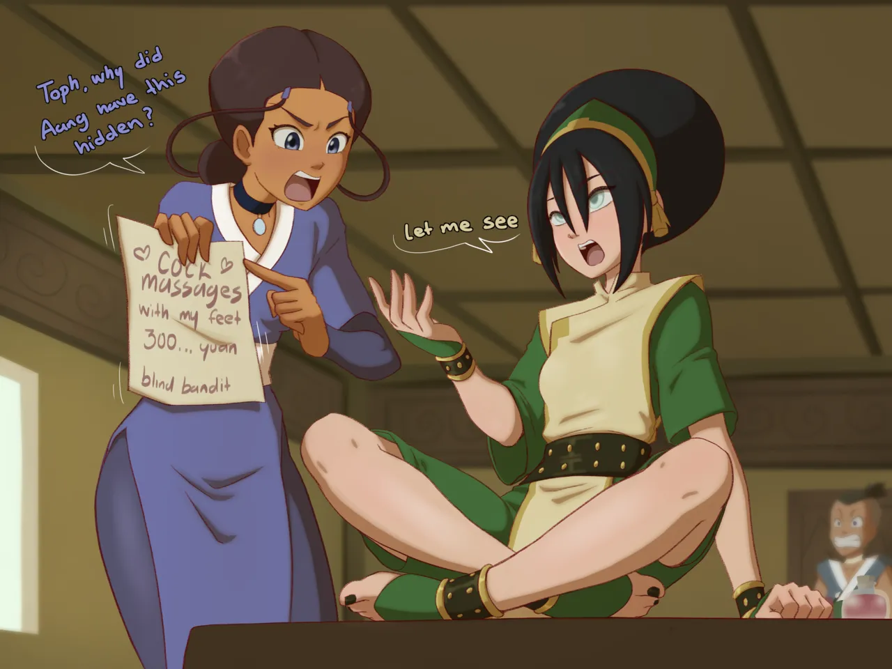 Toph:Feet Massage page 1 full