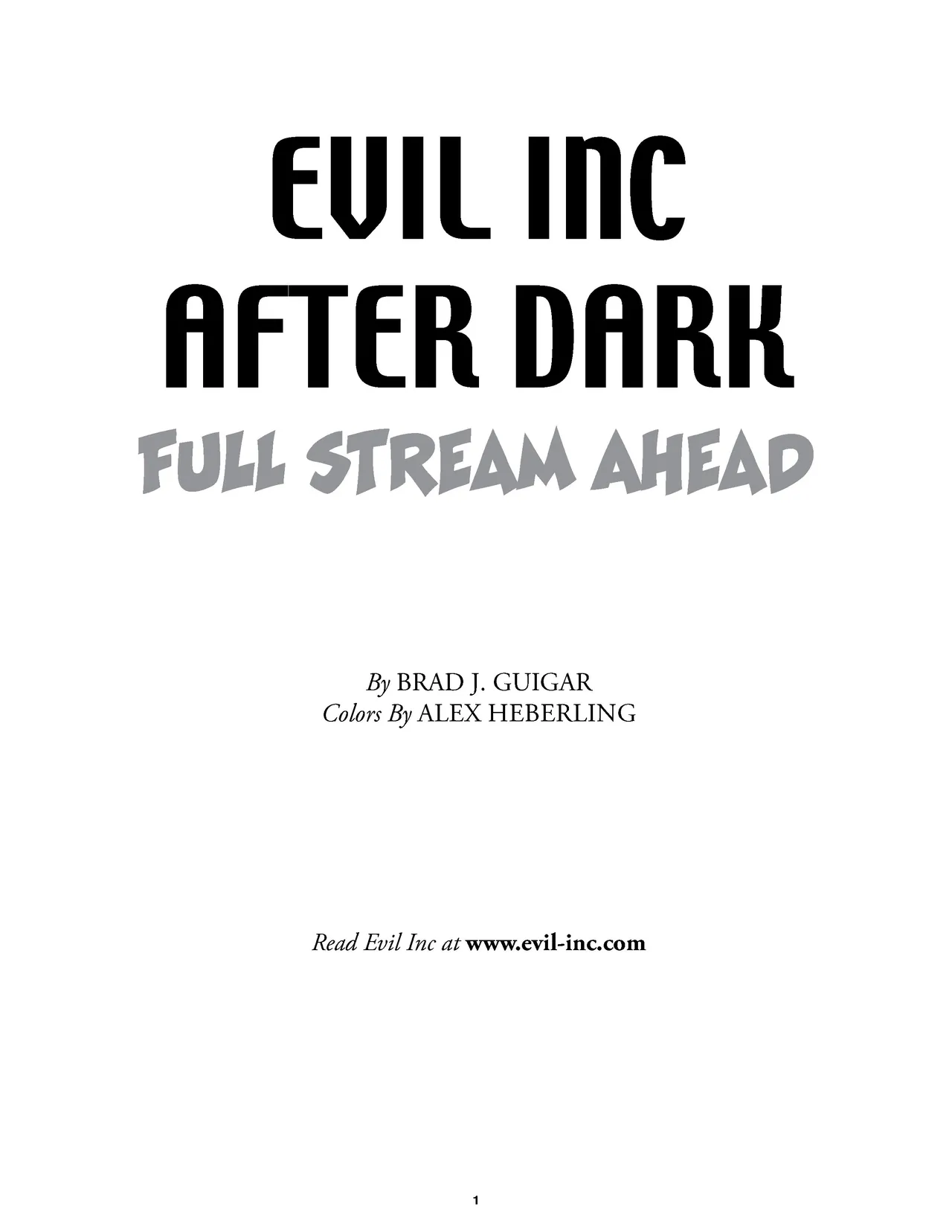Evil Inc. After Dark Vol.5 - Full Stream Ahead page 2 full