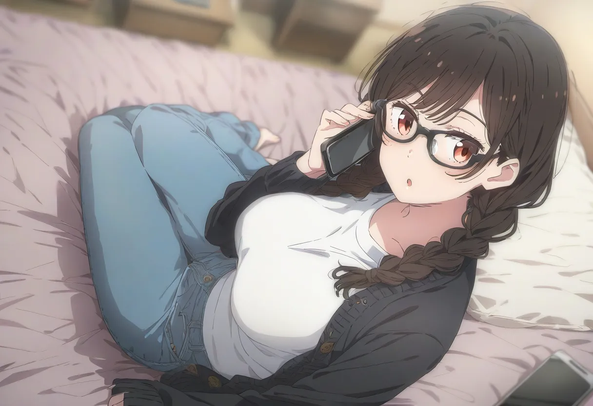 【cl-_-lo】【AI Generated】地味で固い陰キャだと思ったらS級美女の文系JDとヤリまくってる件 page 2 full