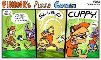 Pioneer's Pizza Comix cover