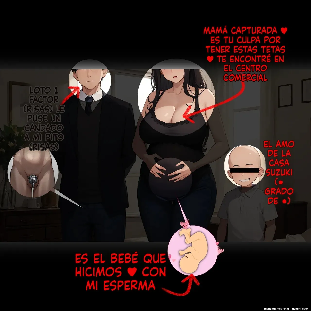 Ero shounen ni saimin shihai sa reta hoshizora-ka, akachan ninshin ikuji kyousei-chuu - Panic America  MTL page 6 full