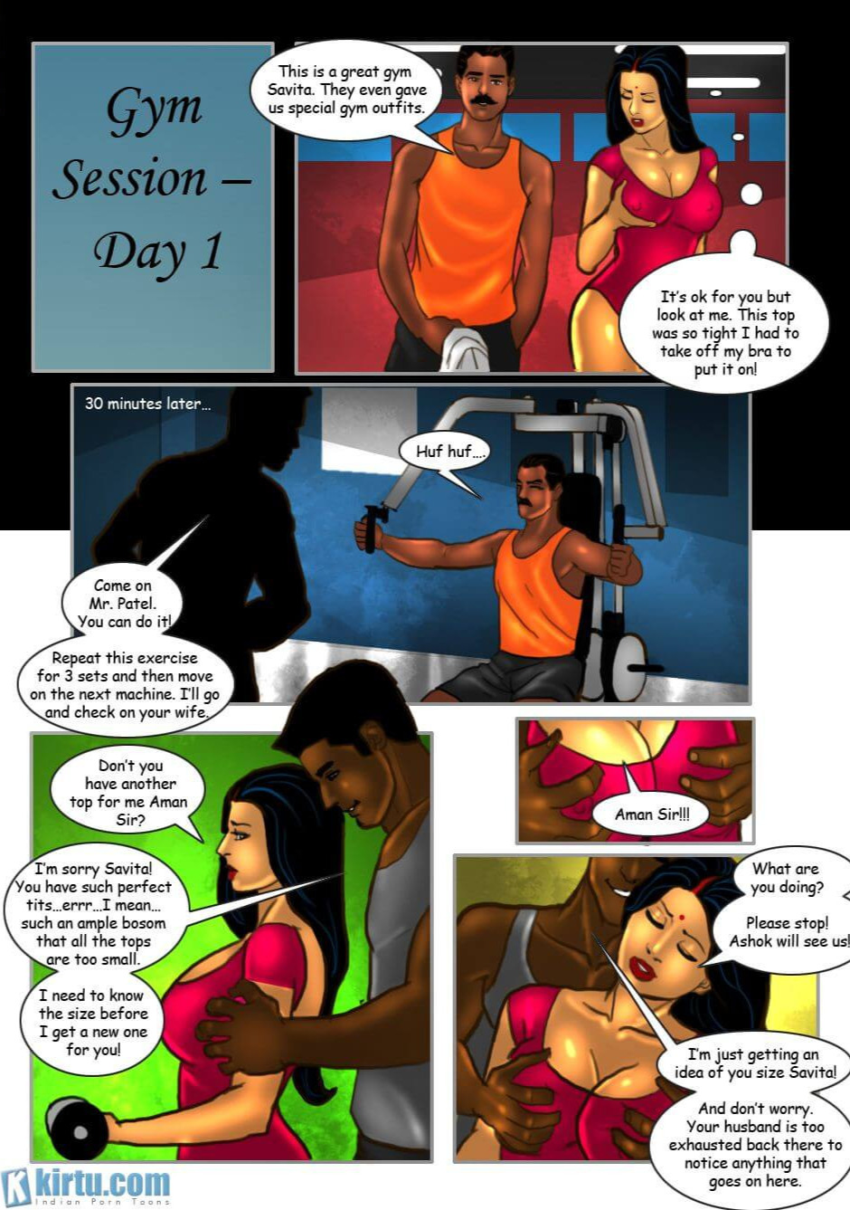 Savita Bhabhi Episode 30 Sexercise How it All Began page 7 full