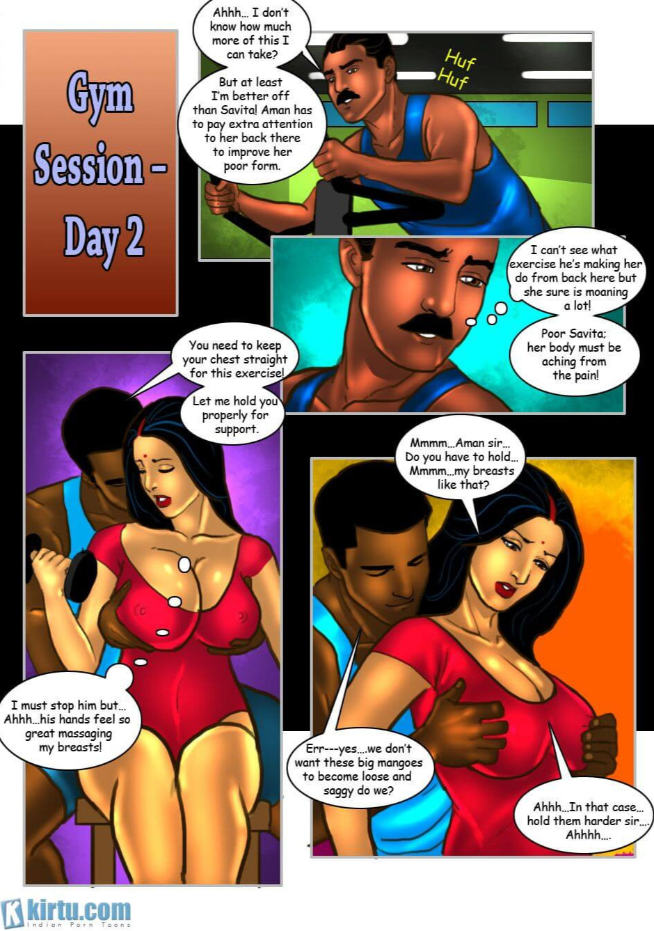 Savita Bhabhi Episode 30 Sexercise How it All Began page 8 full