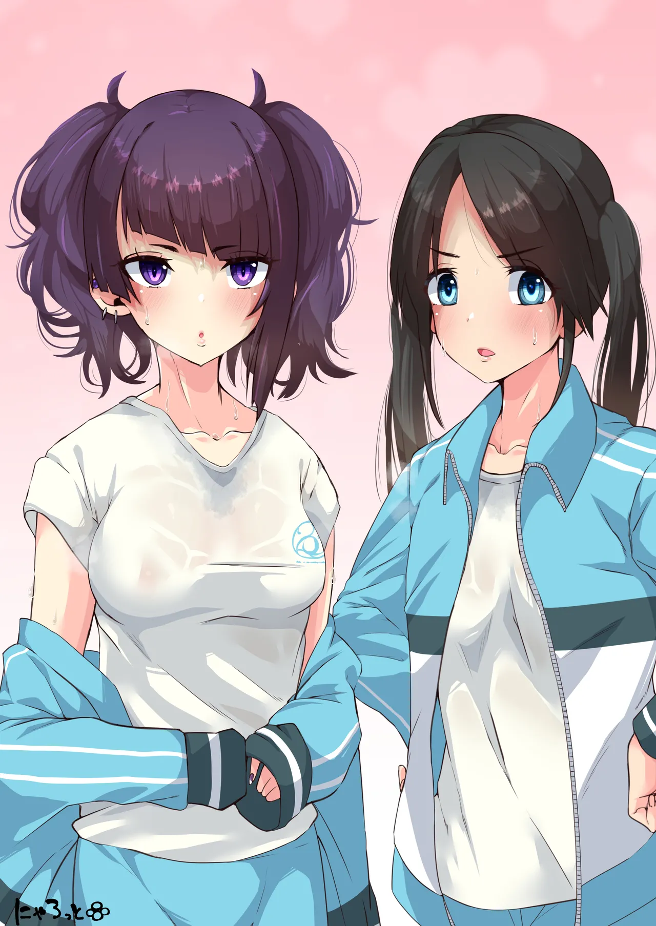 摩美々と三峰のダンス後汗だくおっぱい見せ+文字無し差分 page 4 full