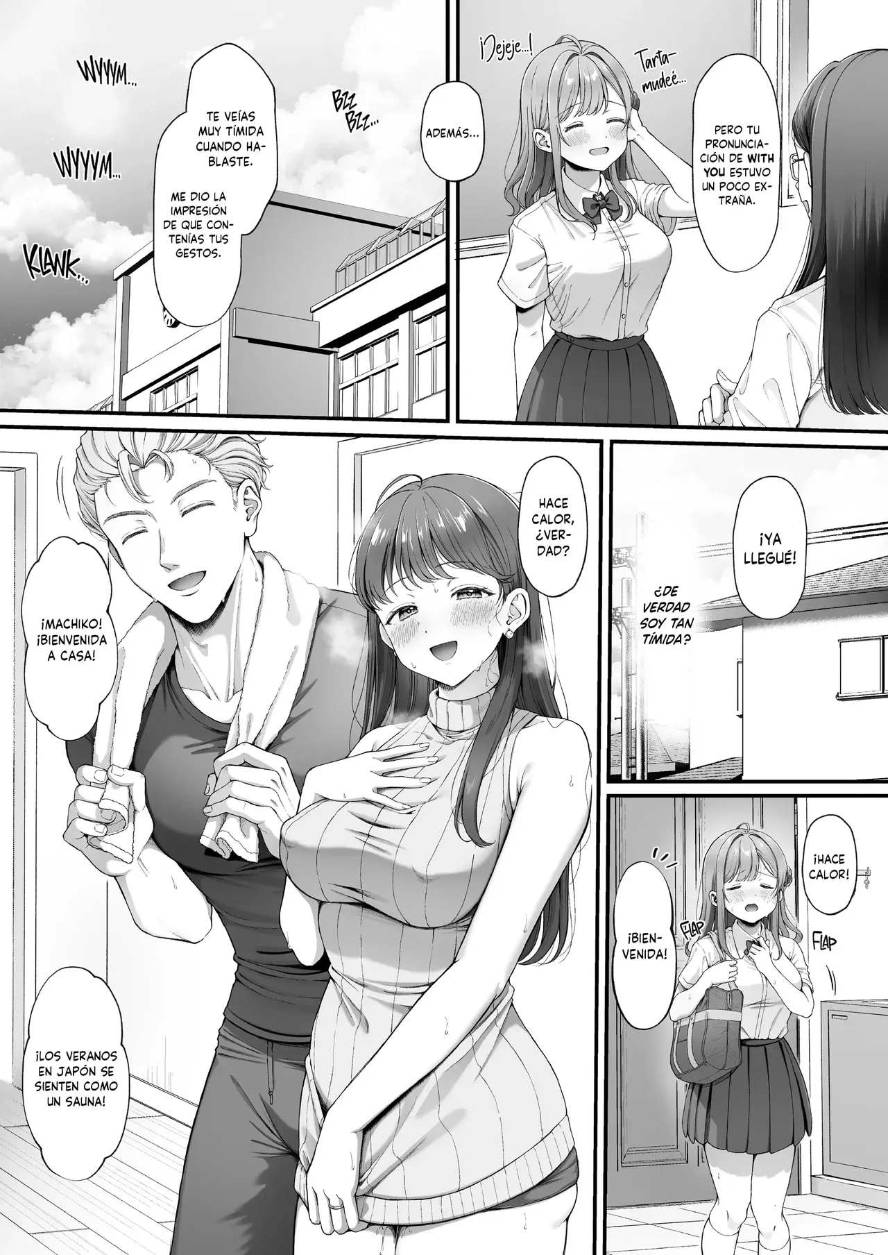 Summer Time Homestay ni Kita Dekachin Ryuugakusei ni Kaihatsu sareta Shojo | Un Verano Con El Estudiante De Intercambio page 4 full