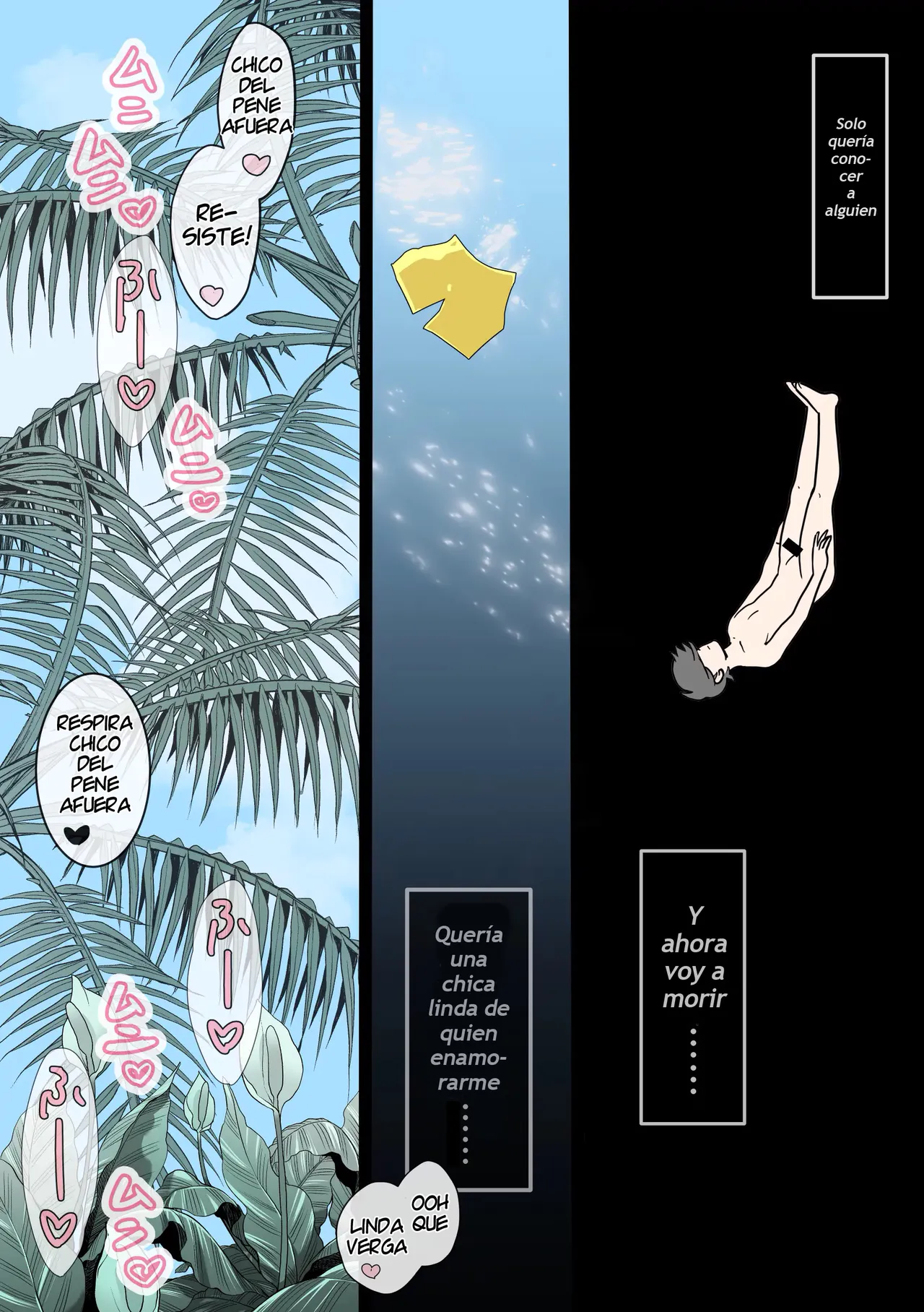 "Gal the Monster" Umi de Oboreta Boku o Tasukete Kureta no wa, Gal no Kawa o Kabutta 2-hiki no Seiyoku Monster deshita page 5 full