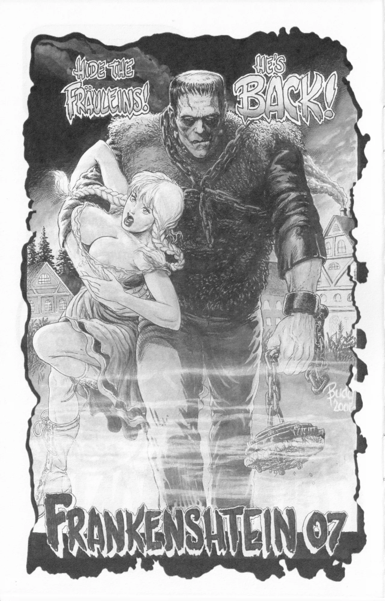 Cavewoman &amp; Fiends - Mature Edition - A Sketchbook By Budd Root page 4 full