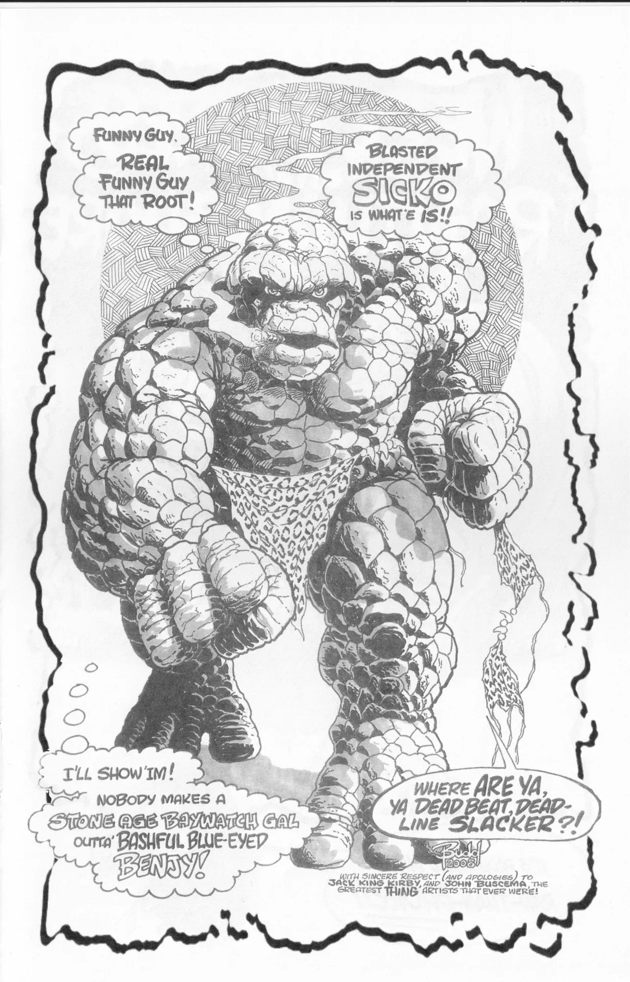 Cavewoman &amp; Fiends - Mature Edition - A Sketchbook By Budd Root page 5 full