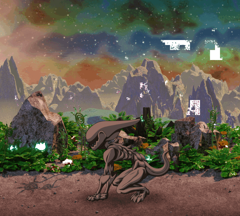 Space girl Progress page 10 full