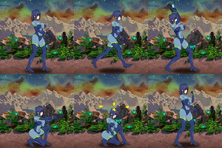 Space girl Progress page 3 full