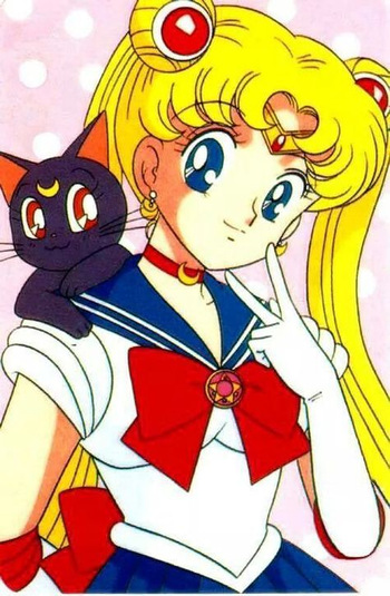Sailor moon art compilation cover