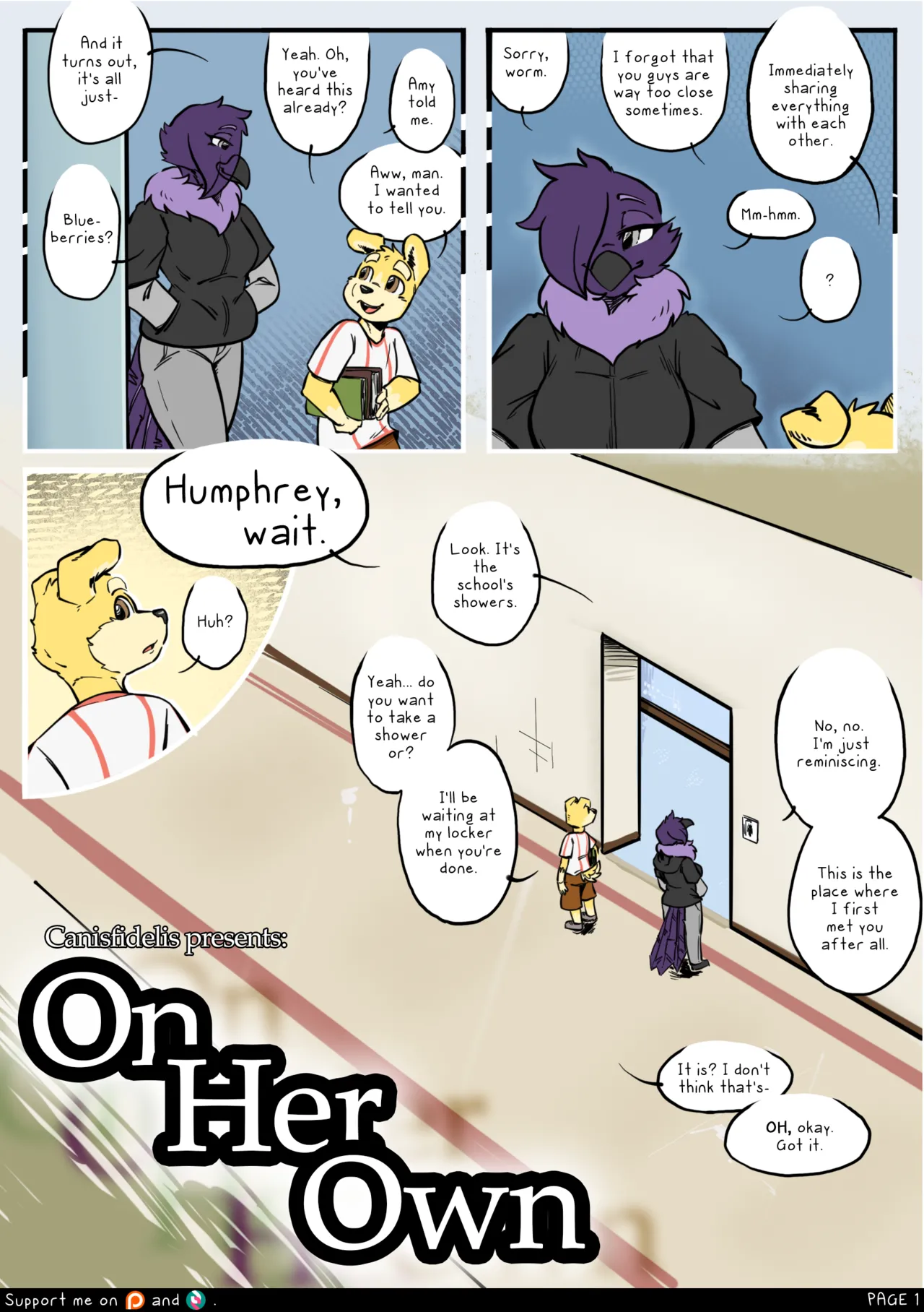 On Her Own page 1 full