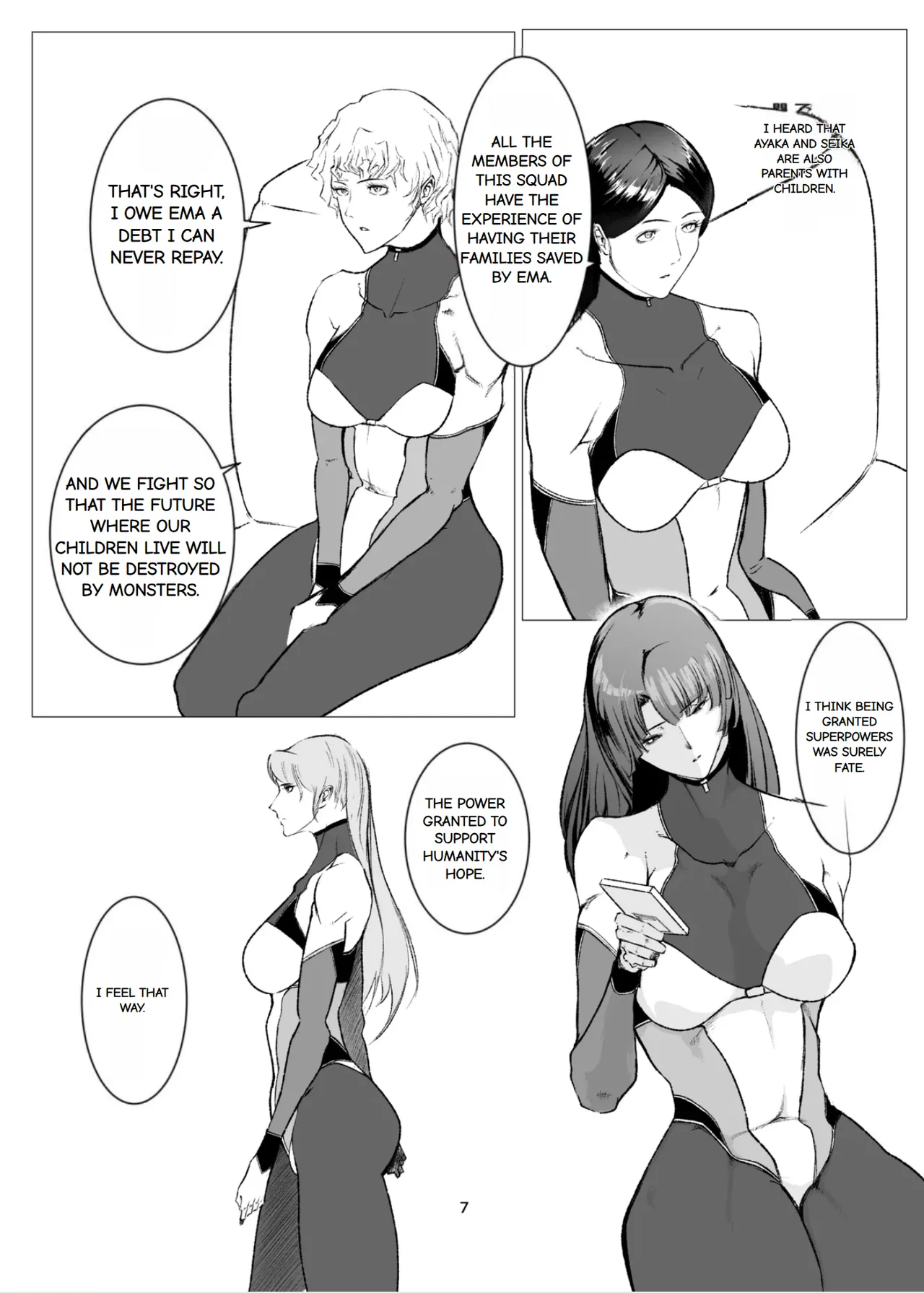 Superheroine Ema no Haiboku 8 page 7 full