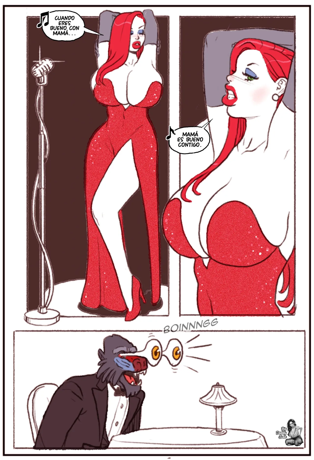 Mandrill ~Quien Se Follo A Jessica Rabbit~ page 9 full