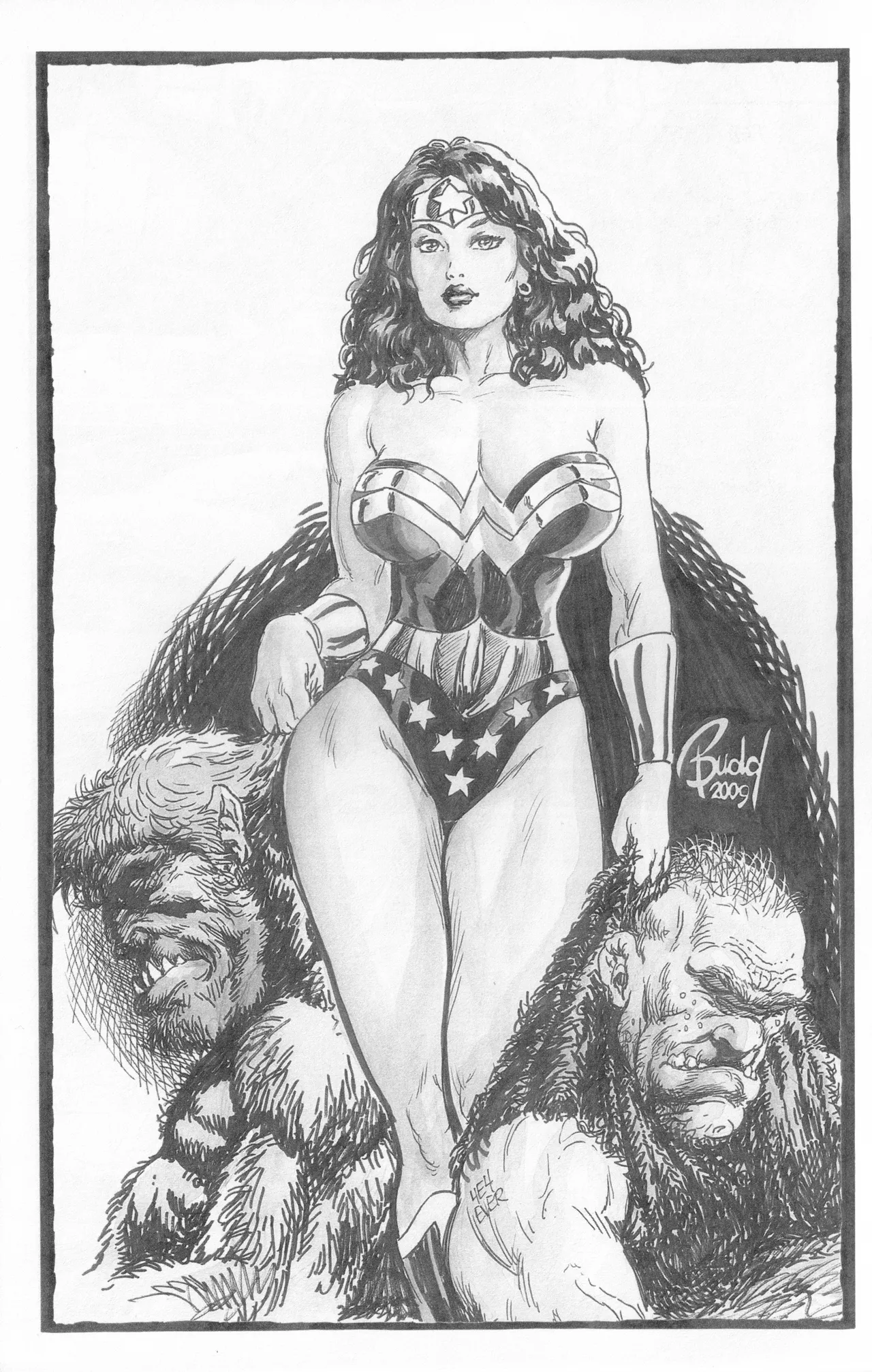 The Cave Drawings of Budd Root - 2009 Convention Art Book page 10 full