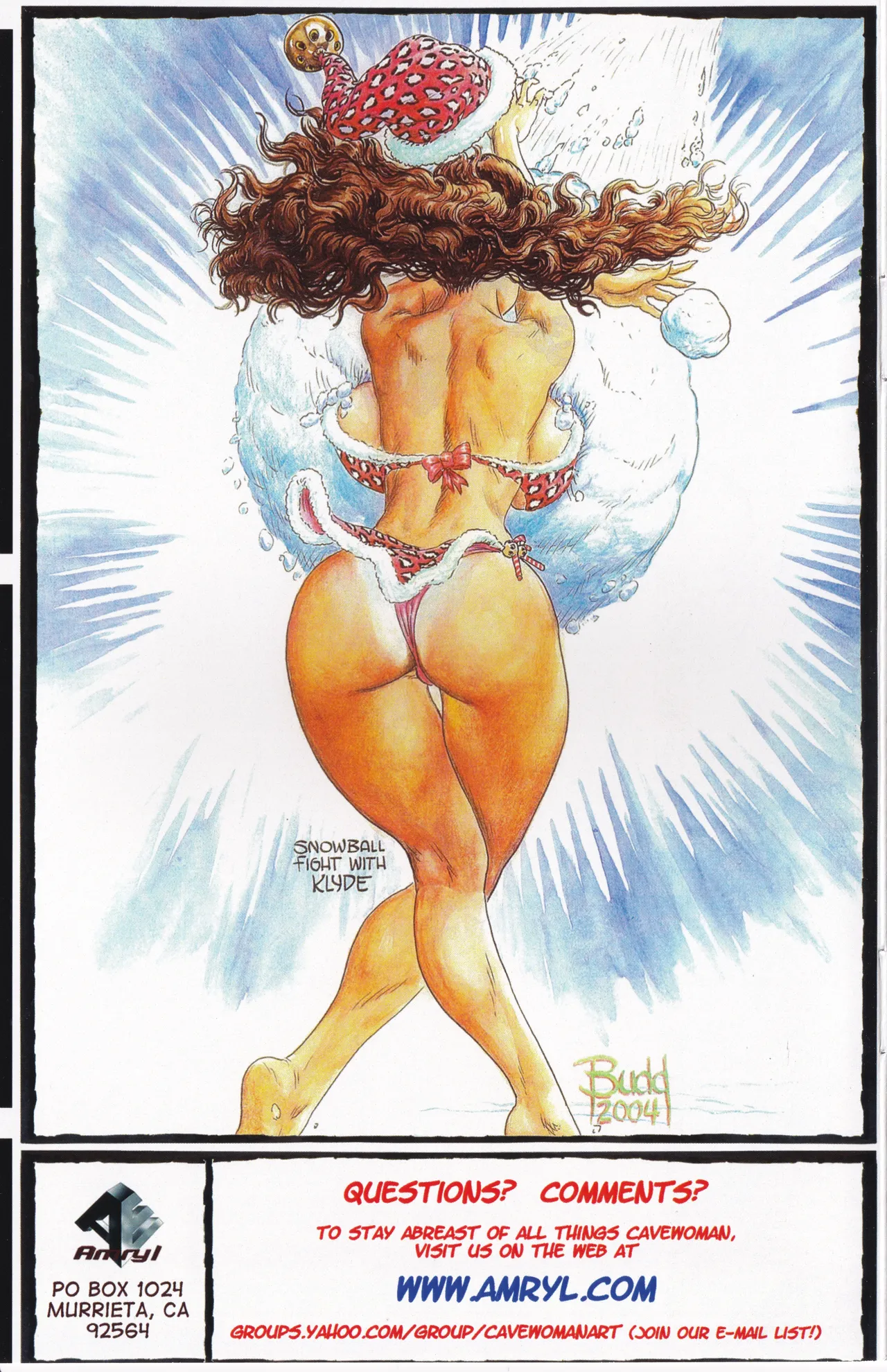 The Cave Drawings of Budd Root - 2009 Convention Art Book page 2 full