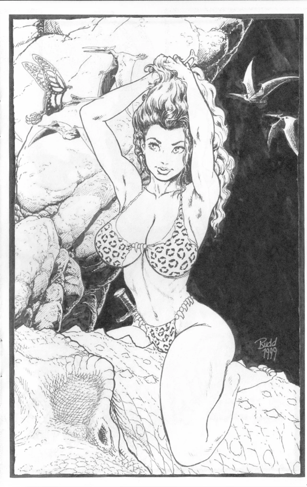 The Cave Drawings of Budd Root - 2009 Convention Art Book page 5 full