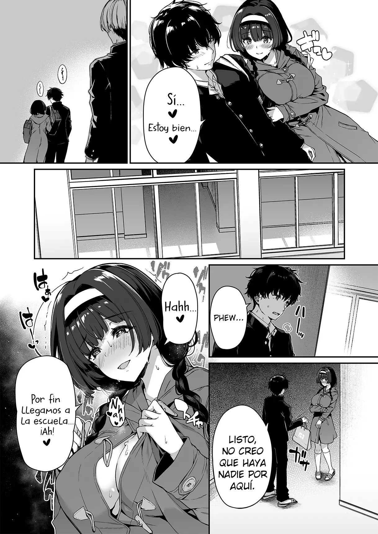 InCha Couple ga You Gal-tachi to SEX Training Suru Hanashi 2| La Tímida Pareja y las Brillantes Gals Tienen Entrenamiento Sexual Juntos 2 page 6 full