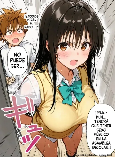 Nakadashi Ninshin ga Hissu Kamokku!  To LOVE-Ru Gakuen ~Kotegawa Yui Lala Hen~ | ¡La cremita vaginal es materia obligatoria! ~Yui Kotegawa... page 10 full