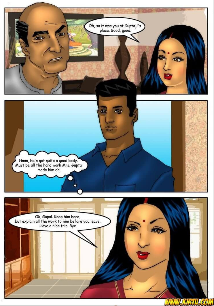 Savita Bhabhi Episode 5 Servant Boy page 4 full