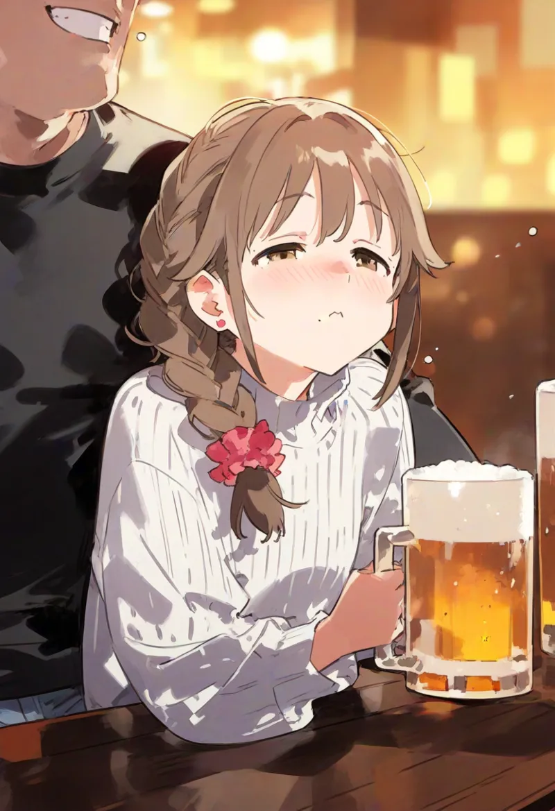 【cl-_-lo】【AI Generated】 真面目で愛嬌のある事務員が飲み会の翌日に無断欠勤する話 page 10 full