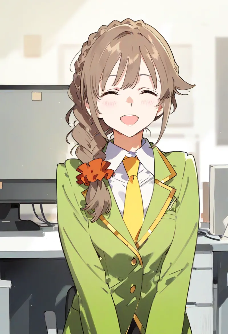 【cl-_-lo】【AI Generated】 真面目で愛嬌のある事務員が飲み会の翌日に無断欠勤する話 page 2 full