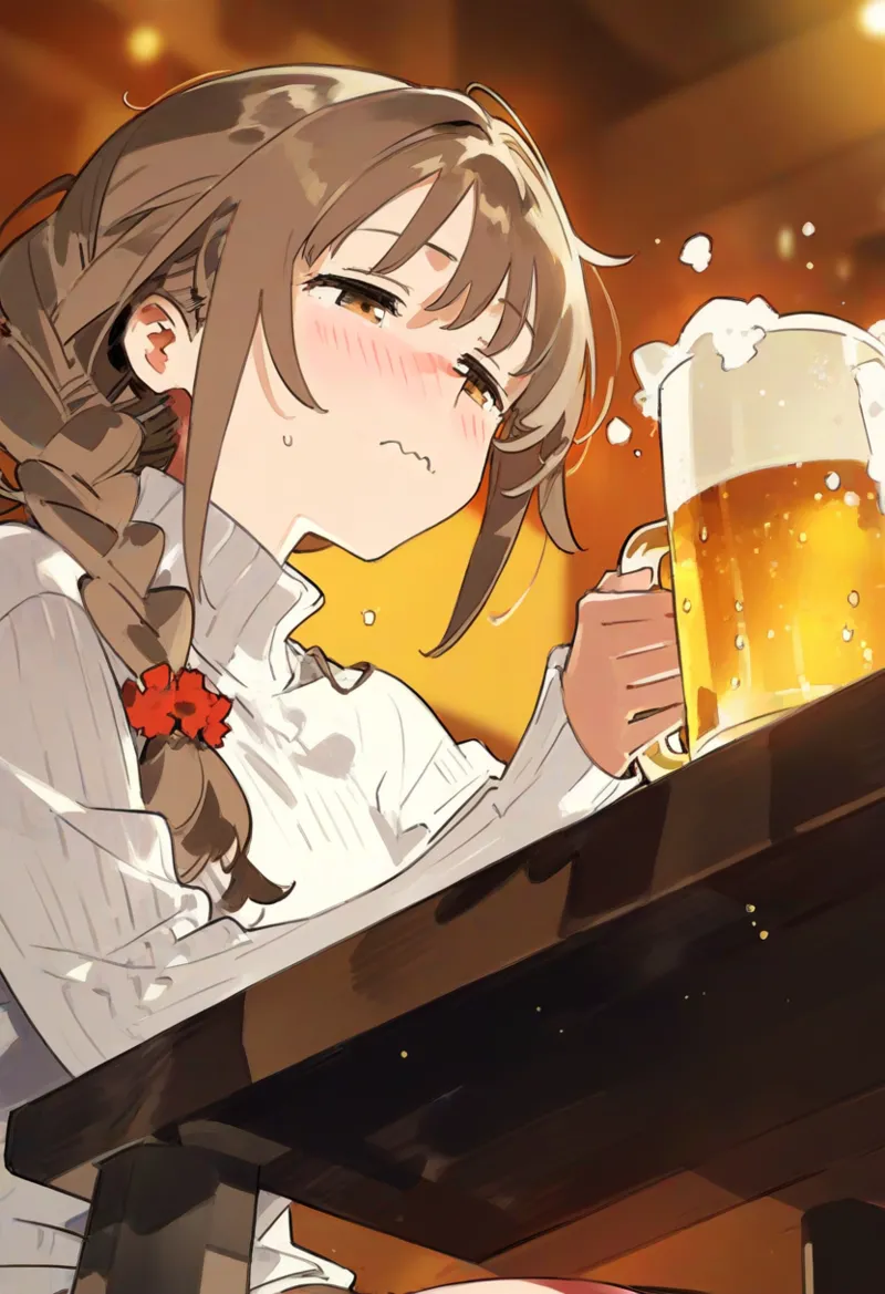 【cl-_-lo】【AI Generated】 真面目で愛嬌のある事務員が飲み会の翌日に無断欠勤する話 page 7 full