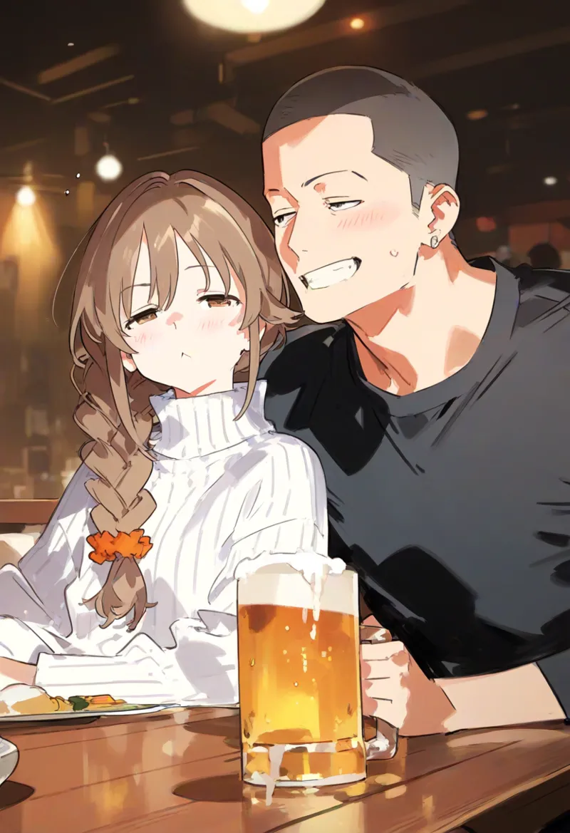 【cl-_-lo】【AI Generated】 真面目で愛嬌のある事務員が飲み会の翌日に無断欠勤する話 page 8 full