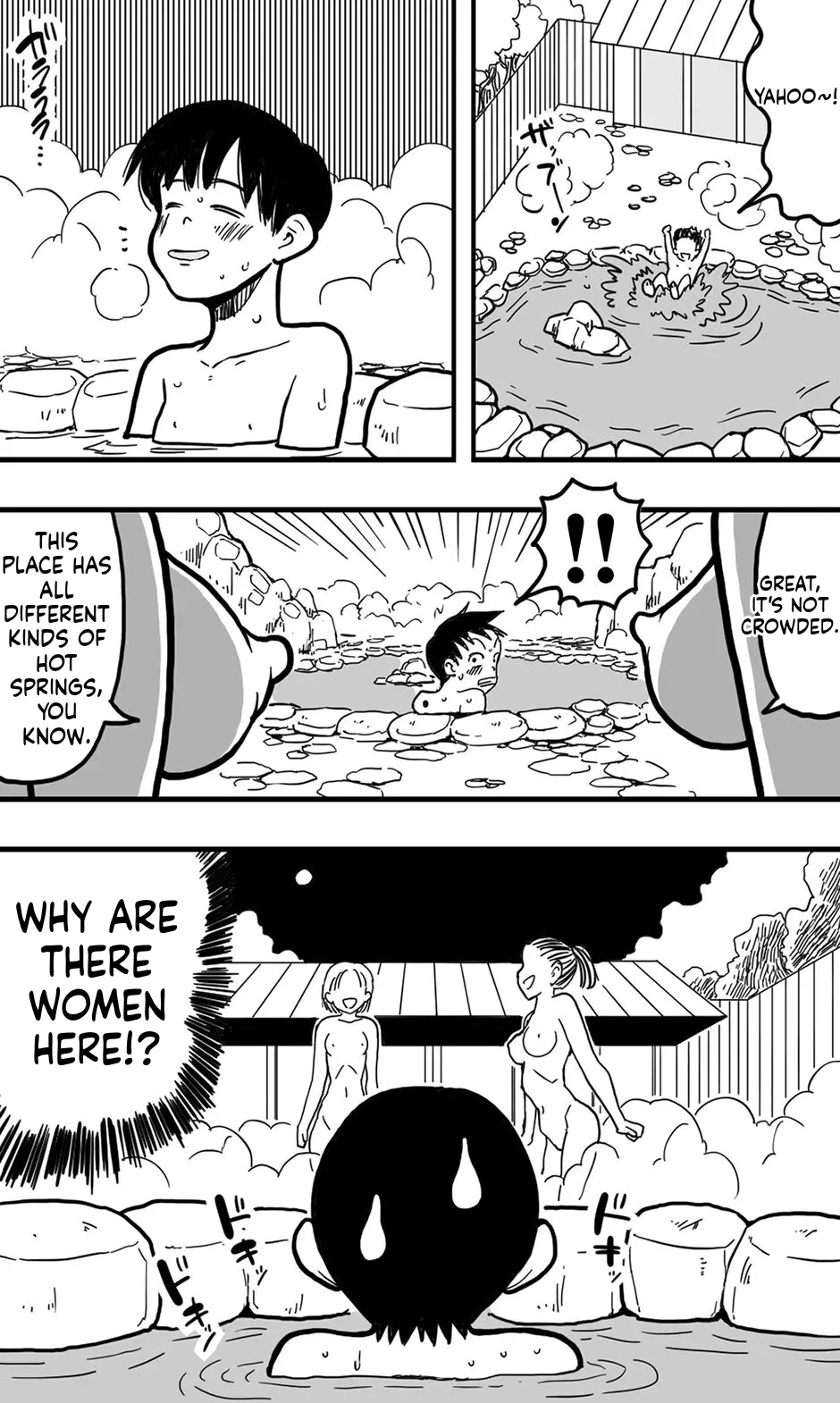 A boy who accidentally enters the women's bath has steamy sex with a kind mature woman page 5 full