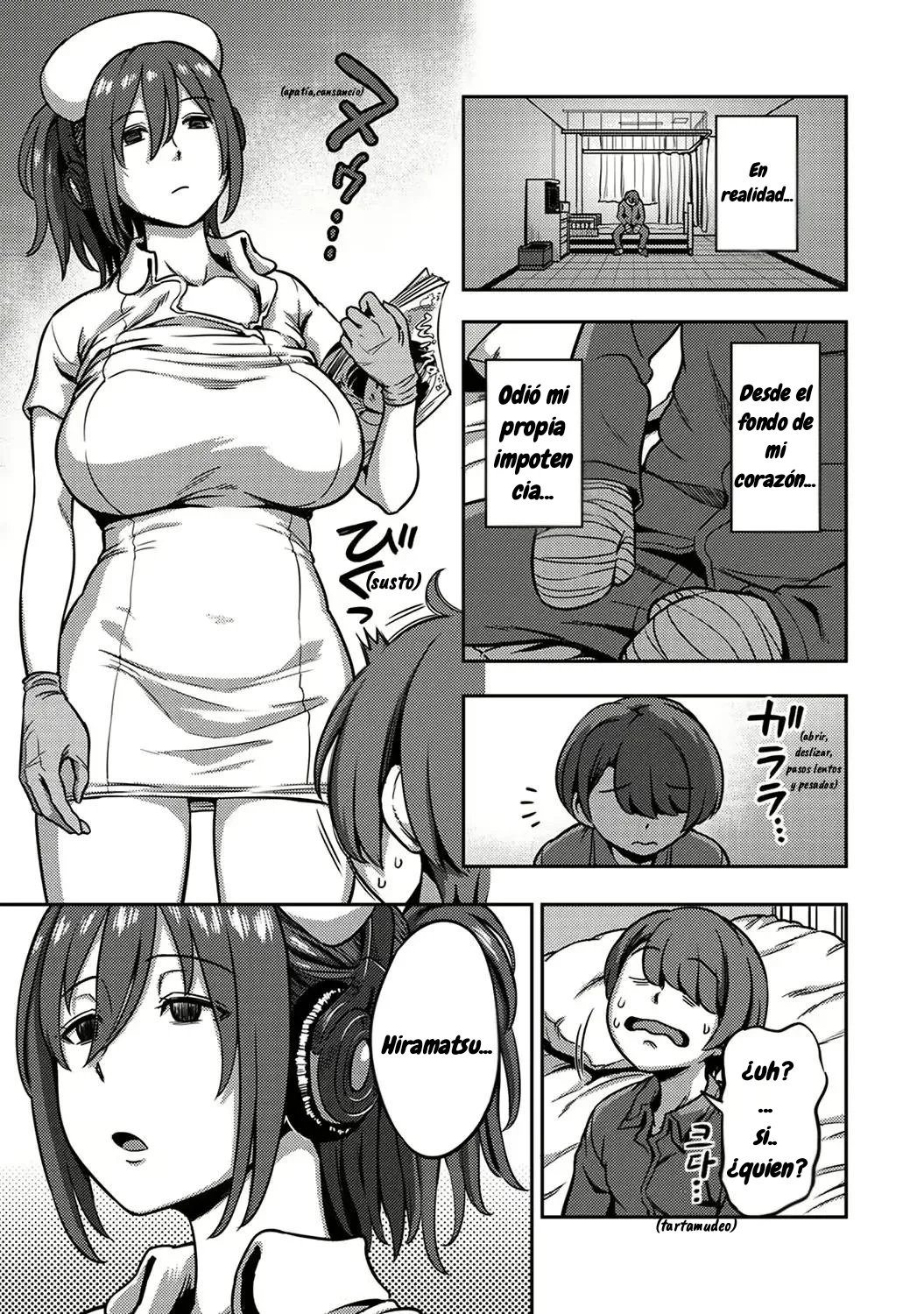 Sakusei Byoutou ~Seikaku Saiaku no Nurse shika Inai Byouin de Shasei Kanri Seikatsu~ Dai Go Shou kara Wakate Nurse Hen made｜Sala de Extracción de Semen~ La vida en un Hospital donde una Enfermera con una Personalidad Cruel Maneja tus Orgasmos~ Cap. 5 al 10 page 4 full