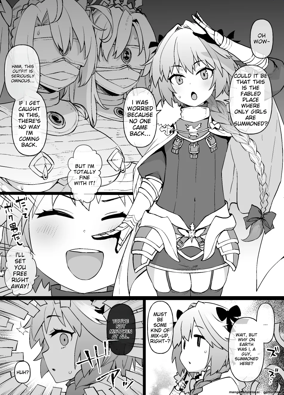 FGO MC Tokuiten - Astolfo Otokonoko &amp; Futanari Nyotaika Hen page 1 full