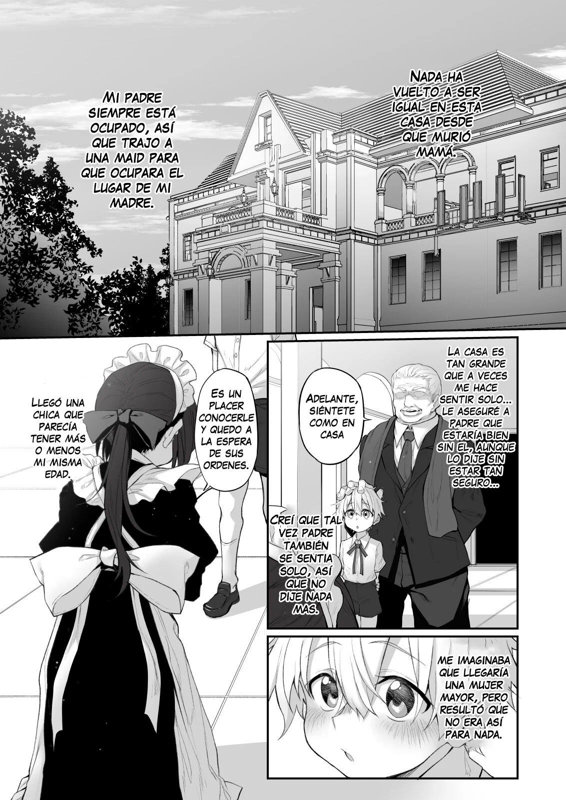 Marked-girls Origin Vol. 11 Hatsukoi Maid ~Boku no Hatsukoi Maid ga Otou-sama ni Netorareru Wake ga Nai~｜Mi 1er Amor es una Maid ~No Puede ser Arrebatada por Mi Padre Así como Así~ page 4 full