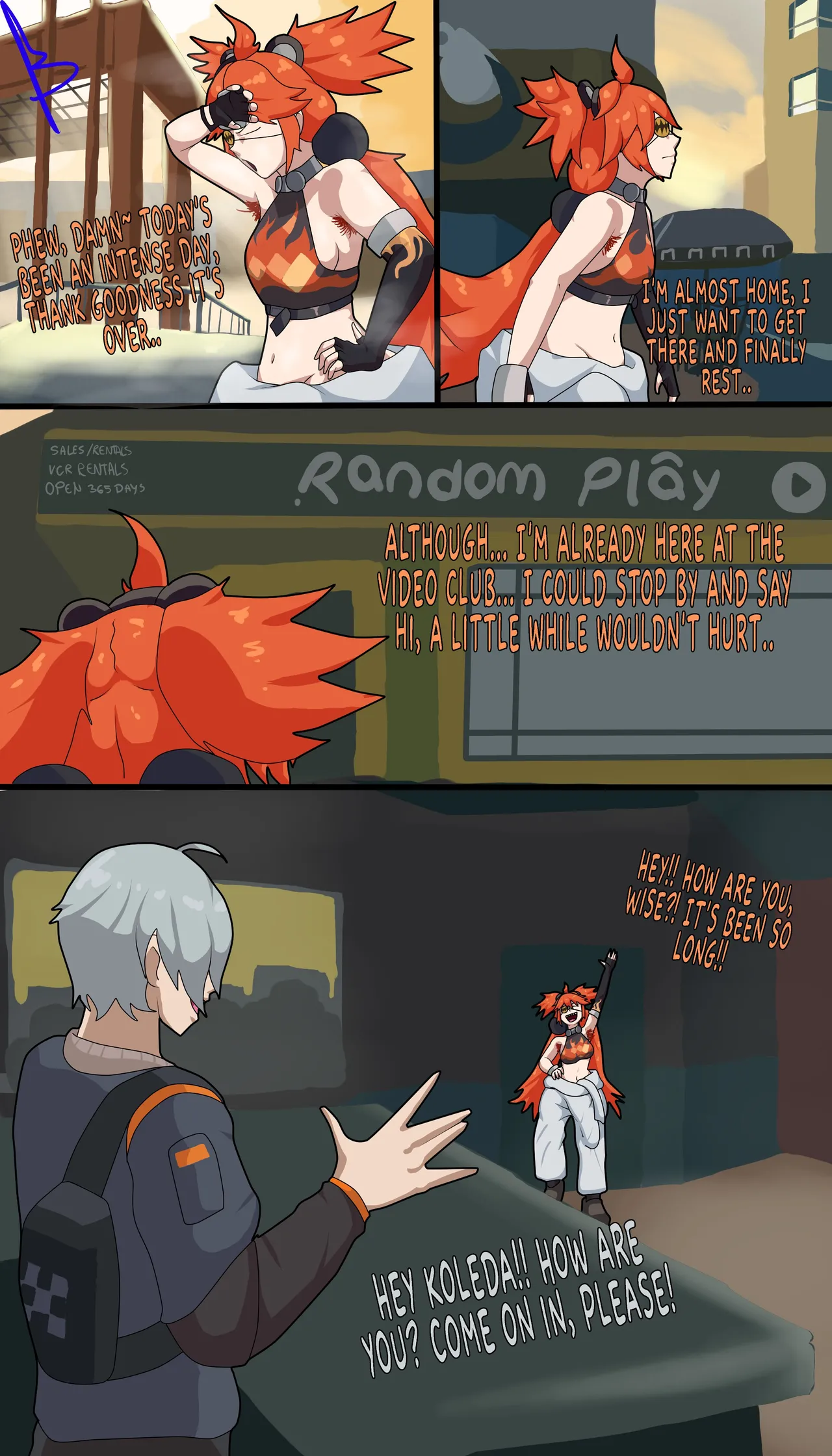 Quick visit to a friend page 1 full