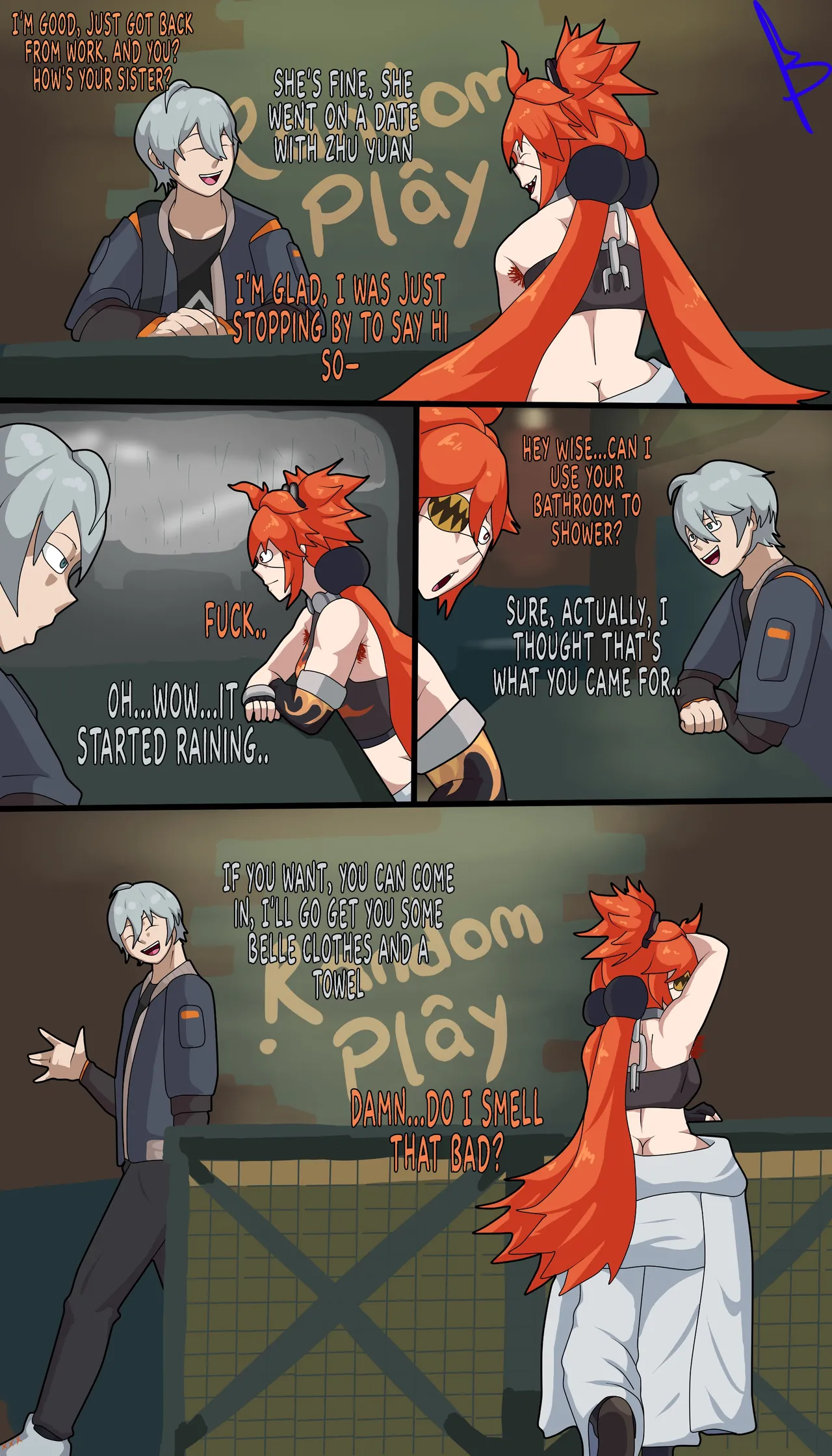 Quick visit to a friend page 2 full