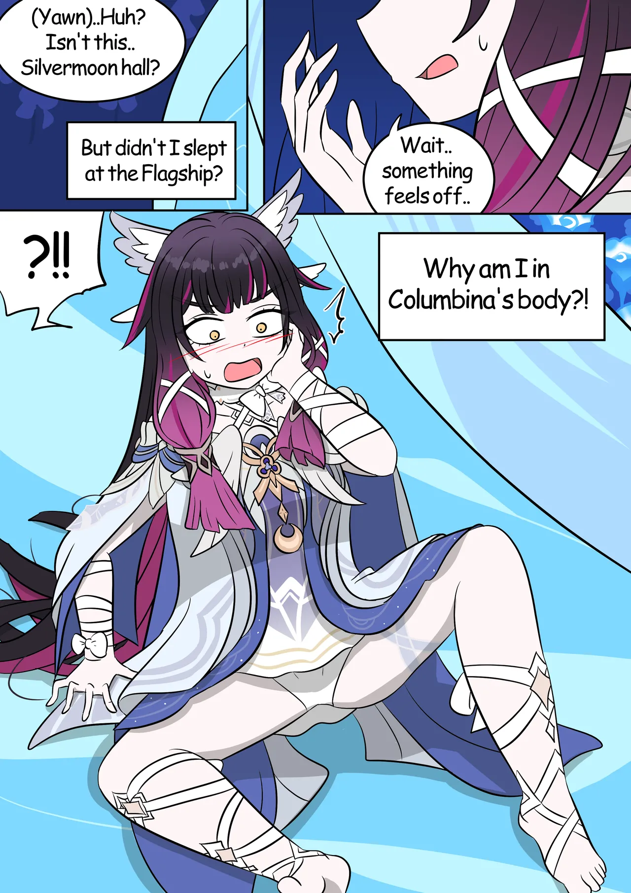 Columbina's Prank page 1 full