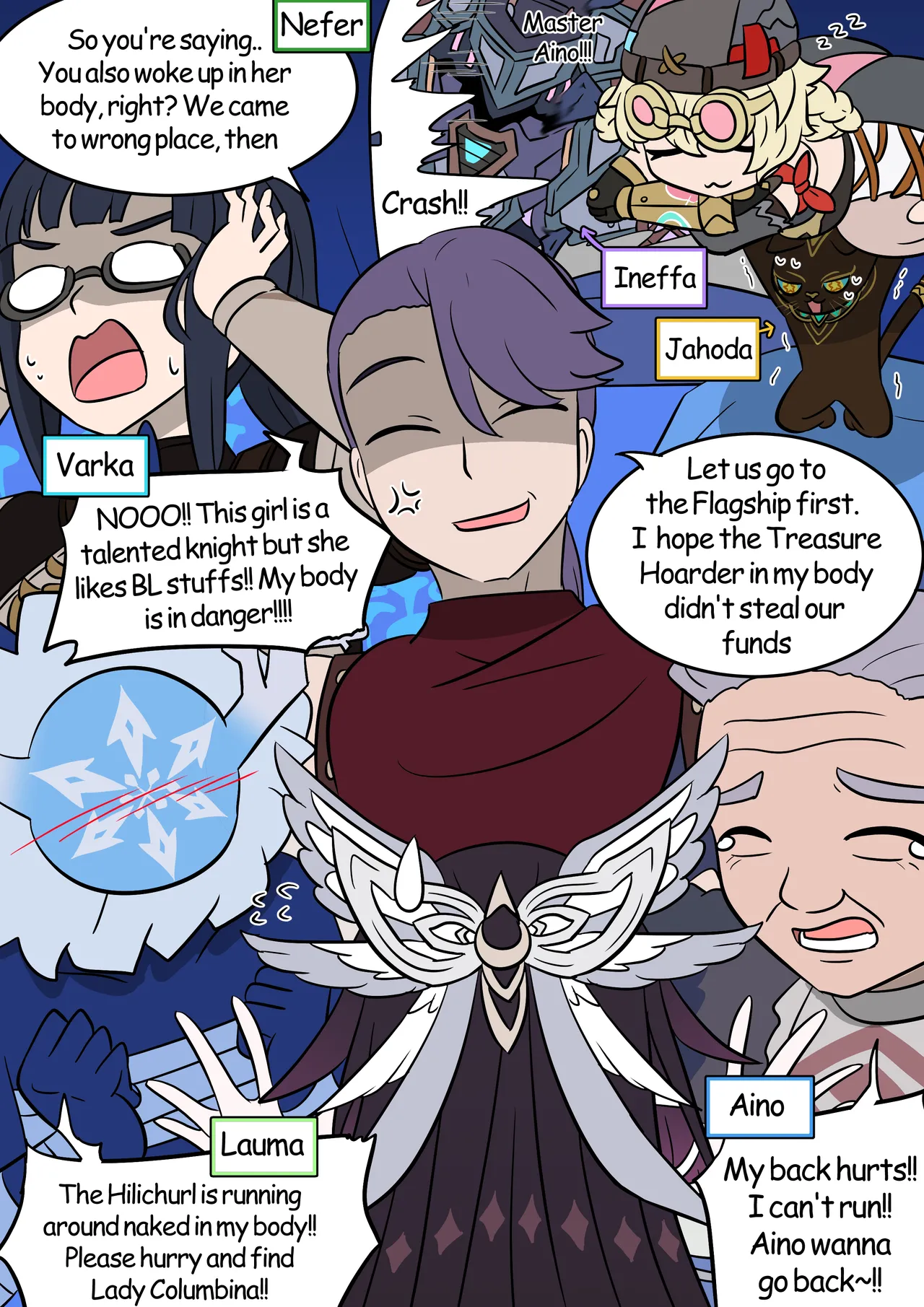 Columbina's Prank page 3 full