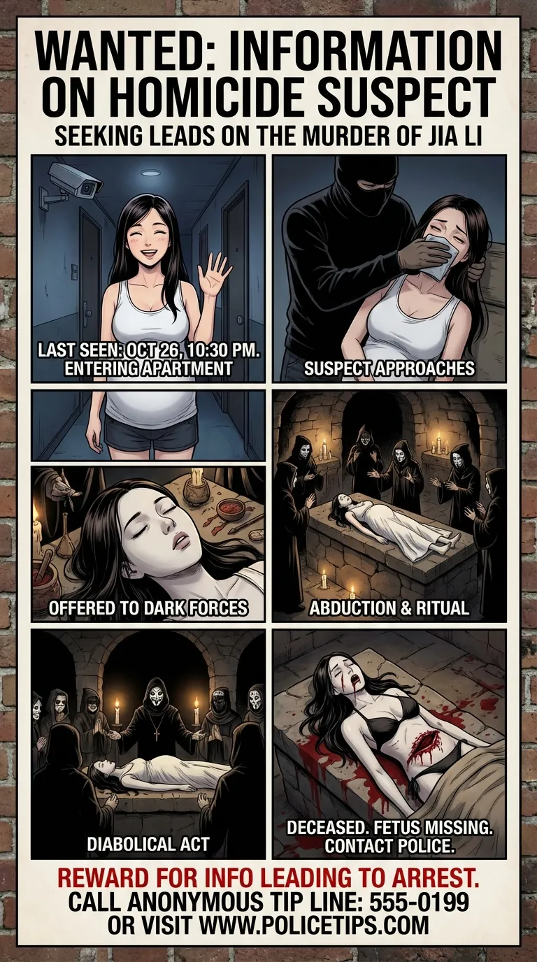 Crime Info Poster #2:  Ritual Sacrifice of Pregnant Victim page 6 full