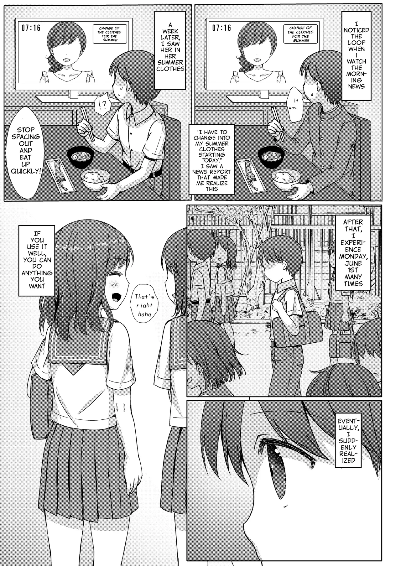 I realized that I was stuck in an infinite loop every week, so I created a sex room at school!   Machine Translation page 4 full