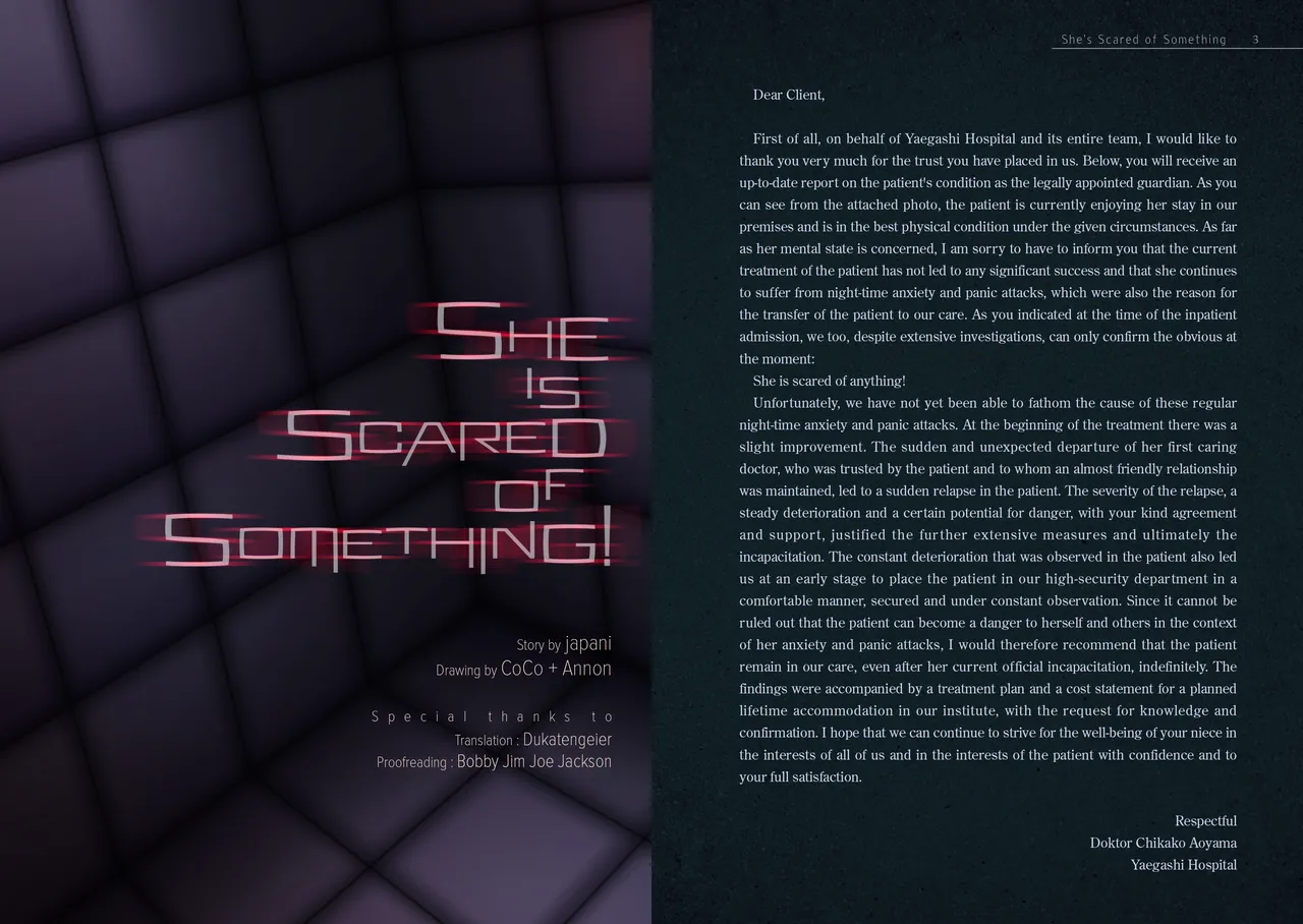 ◆FANBOX◆ Tenebre Publisher  just the english page 7 full