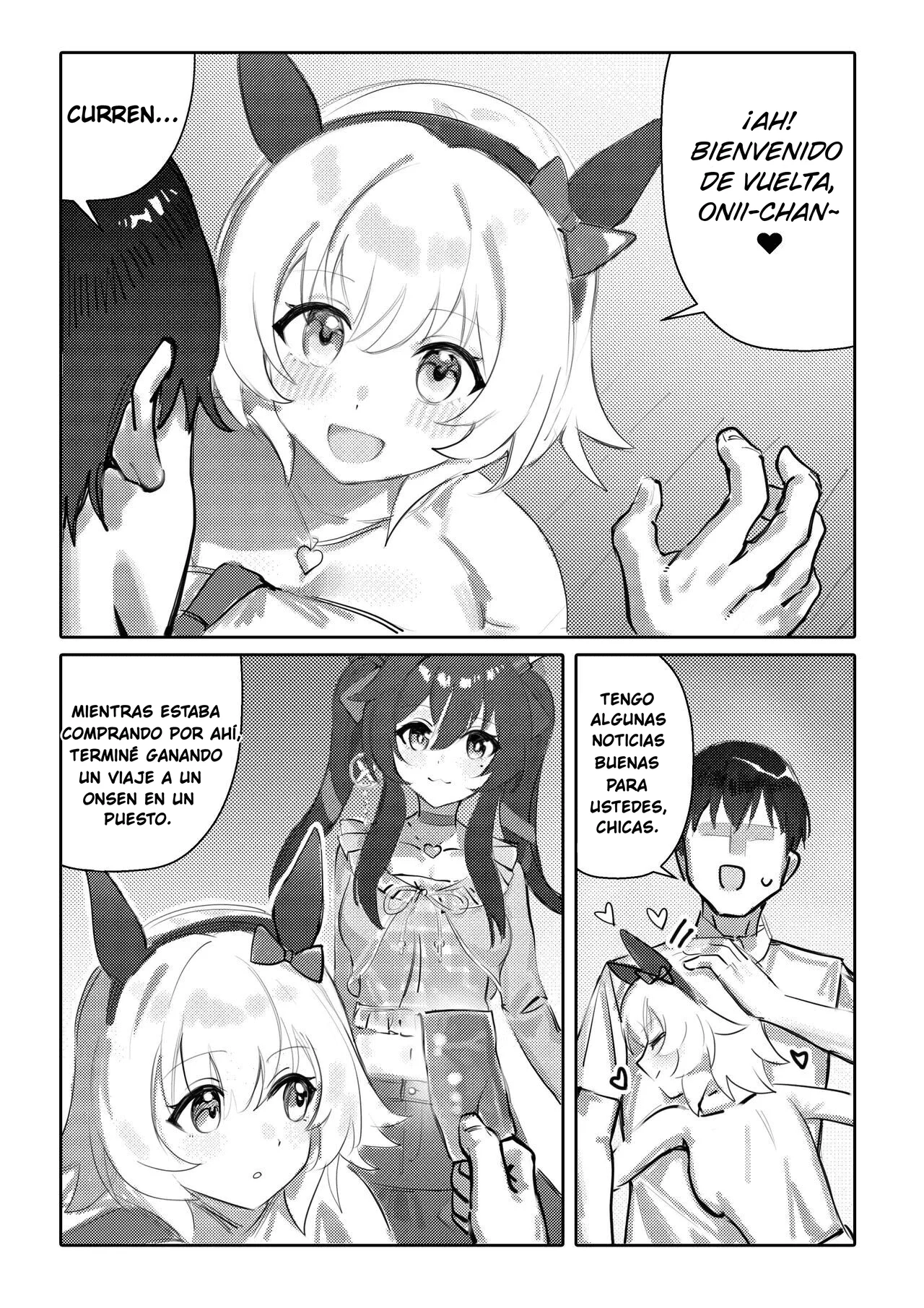 Imouto to Imouto to Onsen｜Onsen con Hermana y Hermana page 4 full